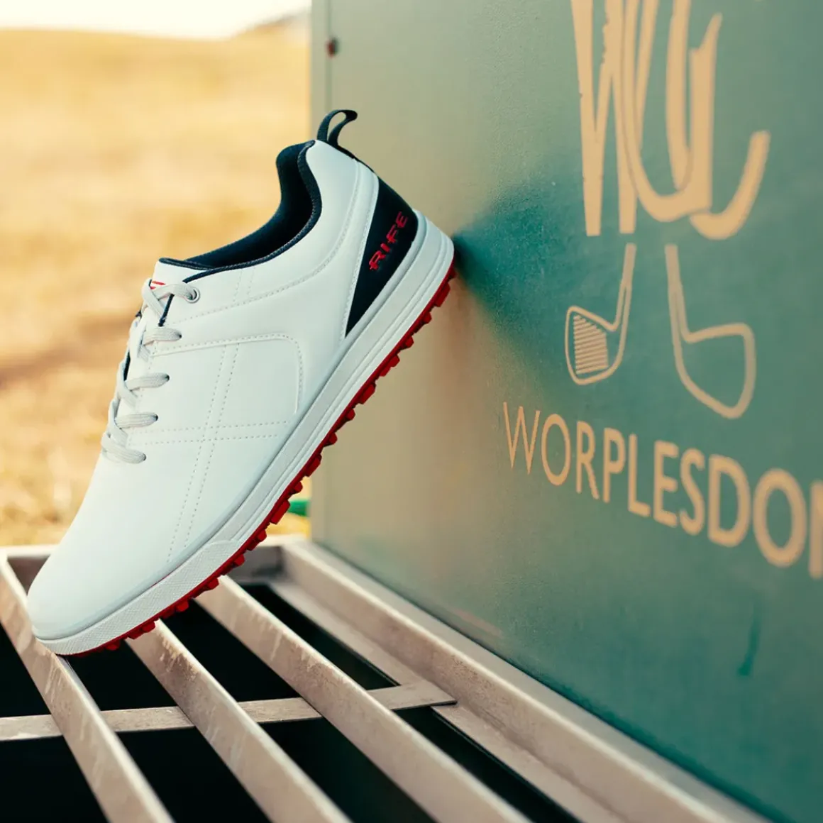 Rife Men's RF-01 Pro-Approach Waterproof Spikeless Golf Shoes