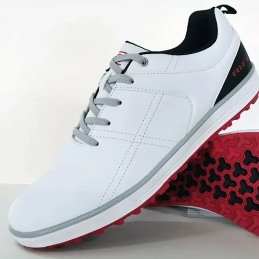 Rife Men's RF-01 Pro-Approach Waterproof Spikeless Golf Shoes