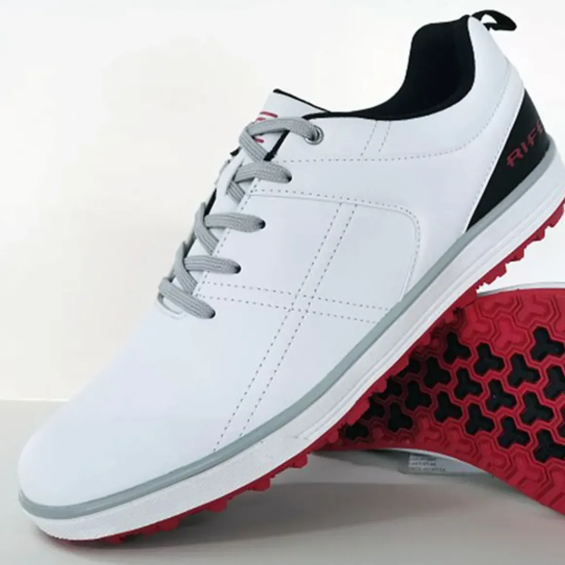 Rife Men's RF-01 Pro-Approach Waterproof Spikeless Golf Shoes