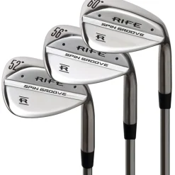 Rife Spin Groove Steel Golf Wedge