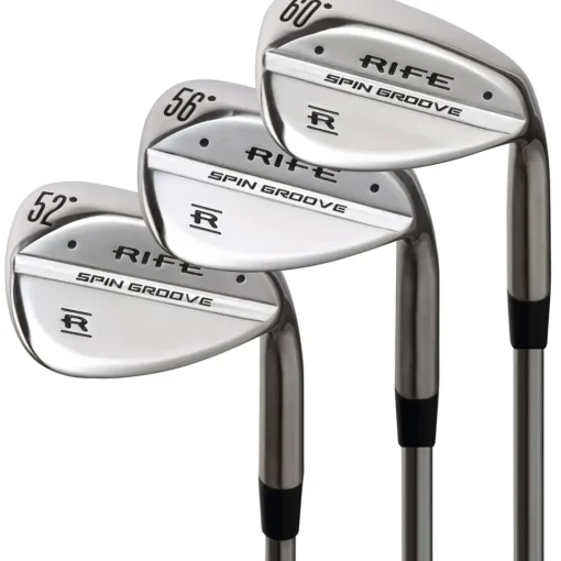 Rife Spin Groove Steel Golf Wedge