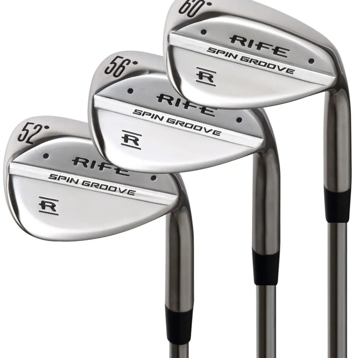 Rife Spin Groove Steel Golf Wedge