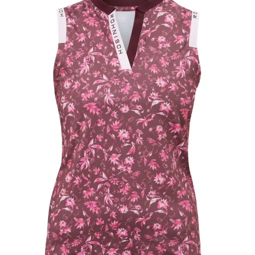 Rohnisch Ladies Abby Sleeveless Golf Polo Shirt