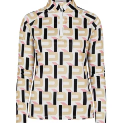Rohnisch Ladies Addy Print Long Sleeve Golf Mid Layer