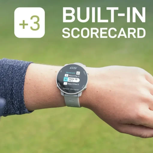 Shot Scope G5 GPS Golf Watch - Dual Strap