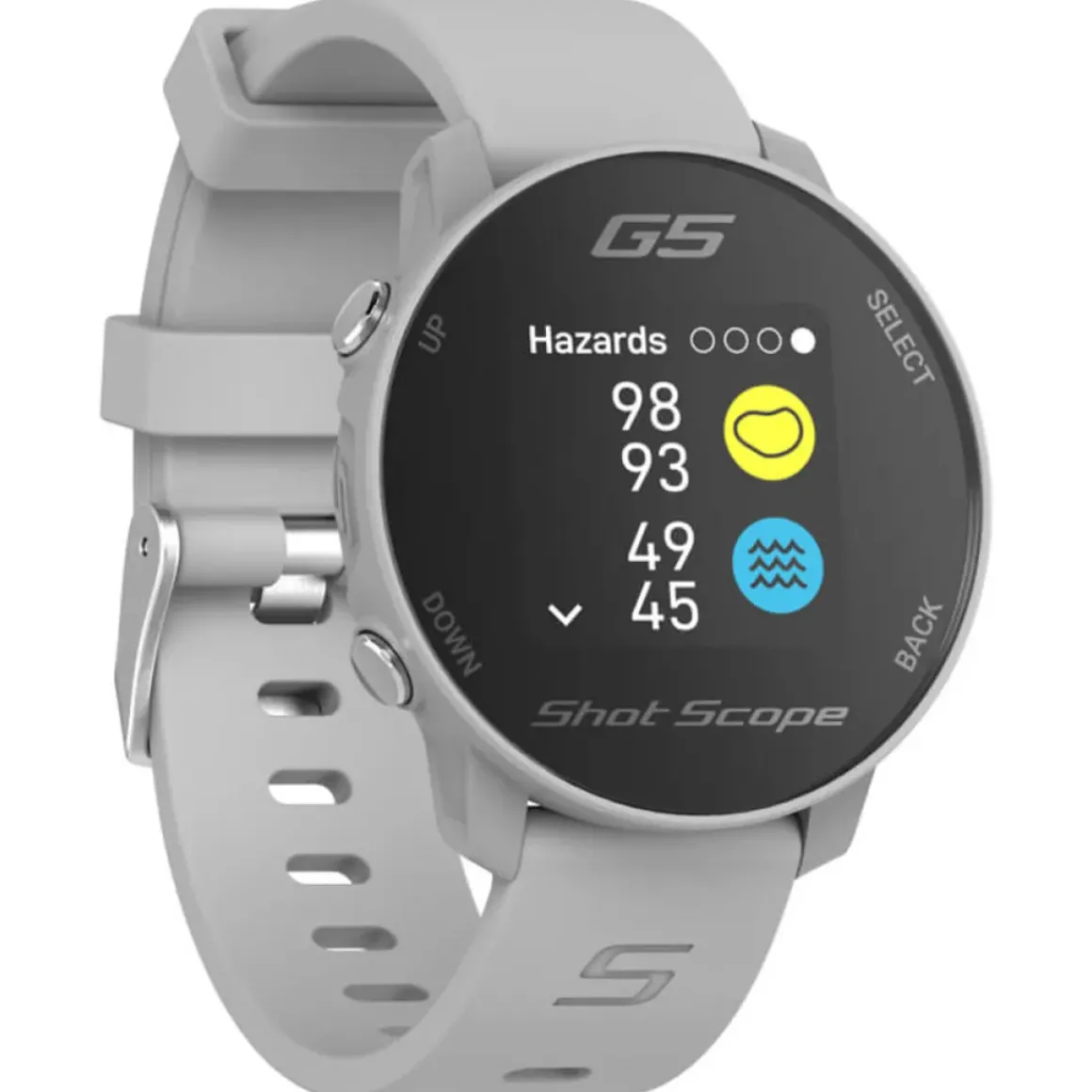 Shot Scope G5 GPS Golf Watch - Dual Strap