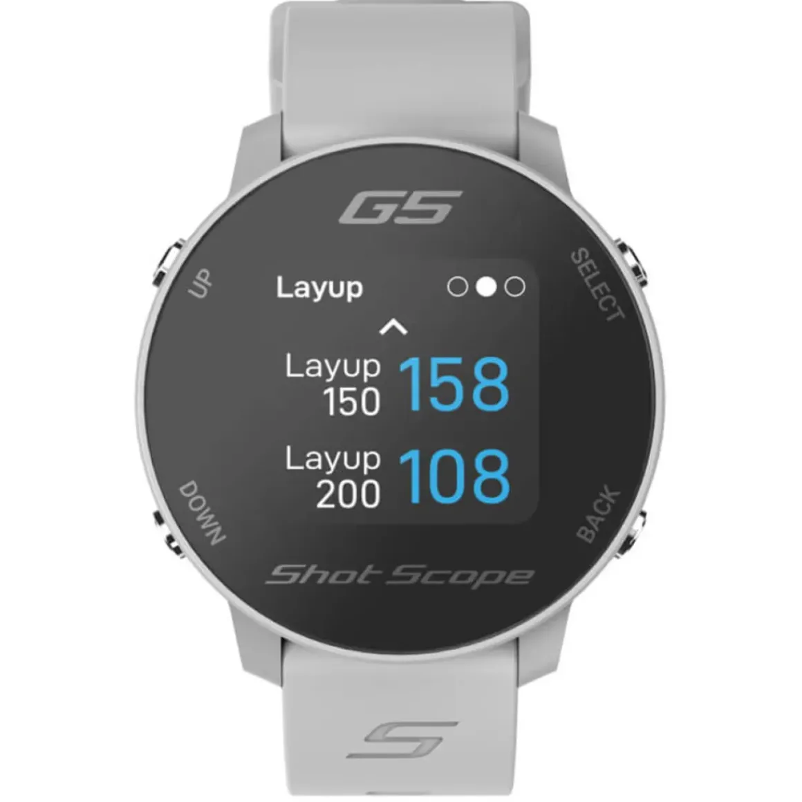 Shot Scope G5 GPS Golf Watch - Dual Strap