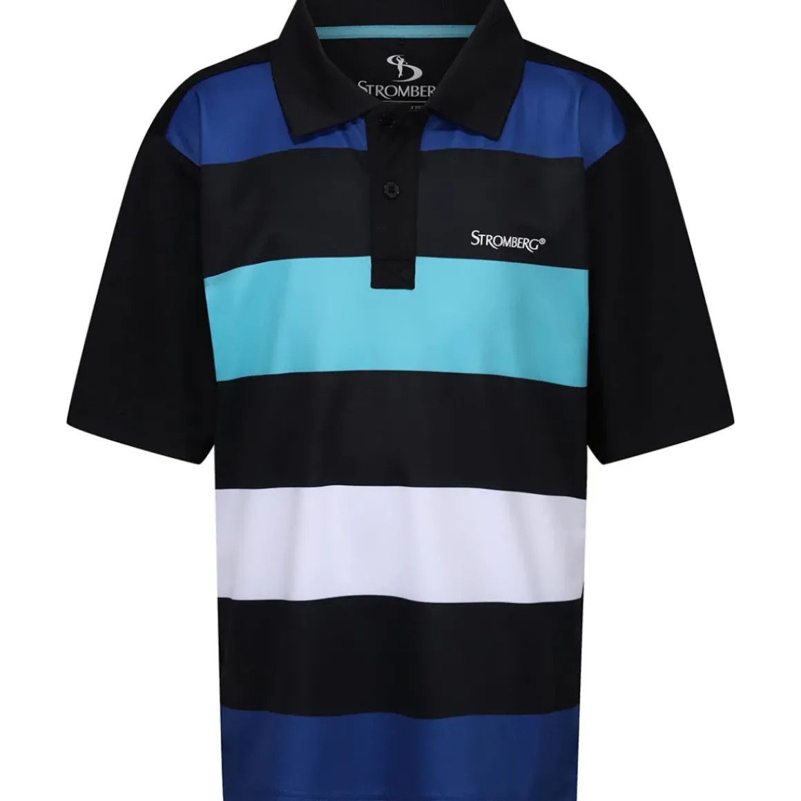 Stromberg Junior Beat Stripe Stretch Golf Polo Shirt