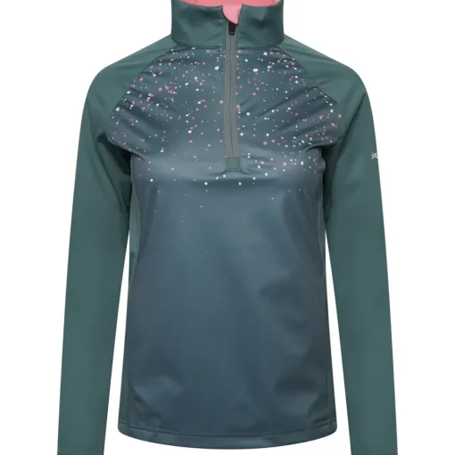 Stromberg Ladies Dot Print Golf Mid Layer