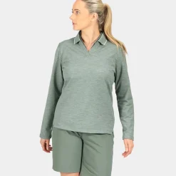 Stromberg Ladies Marl Print Golf Mid Layer