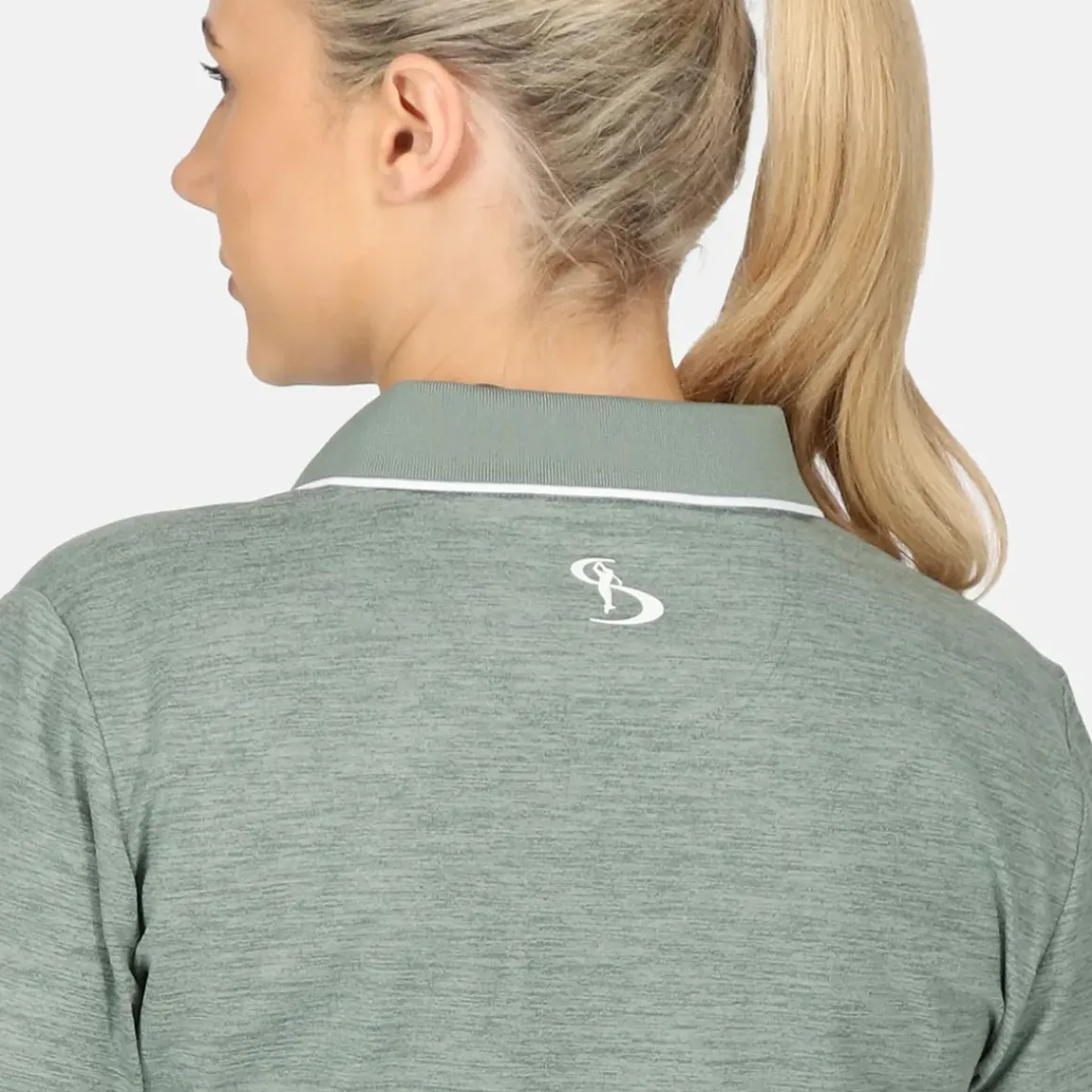 Stromberg Ladies Marl Print Golf Mid Layer