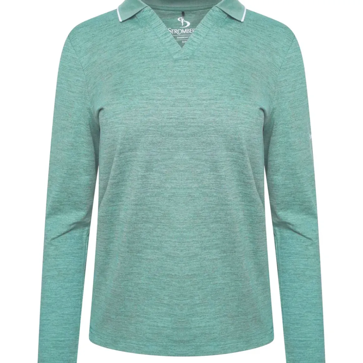 Stromberg Ladies Marl Print Golf Mid Layer