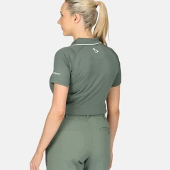 Stromberg Ladies Zip Placket Golf Polo Shirt