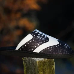 Stromberg Men's Brogue Mule Golf Slippers