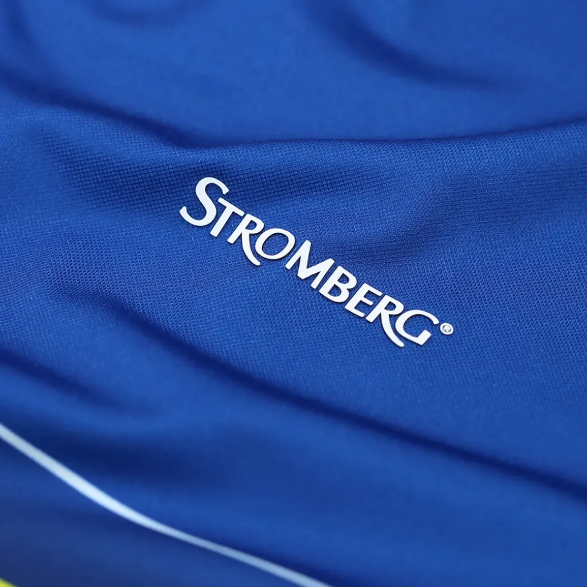 Stromberg Men's Colour Block Chest Stripe Golf Polo Shirt