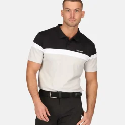 Stromberg Men's Eagle Stripe Golf Polo Shirt