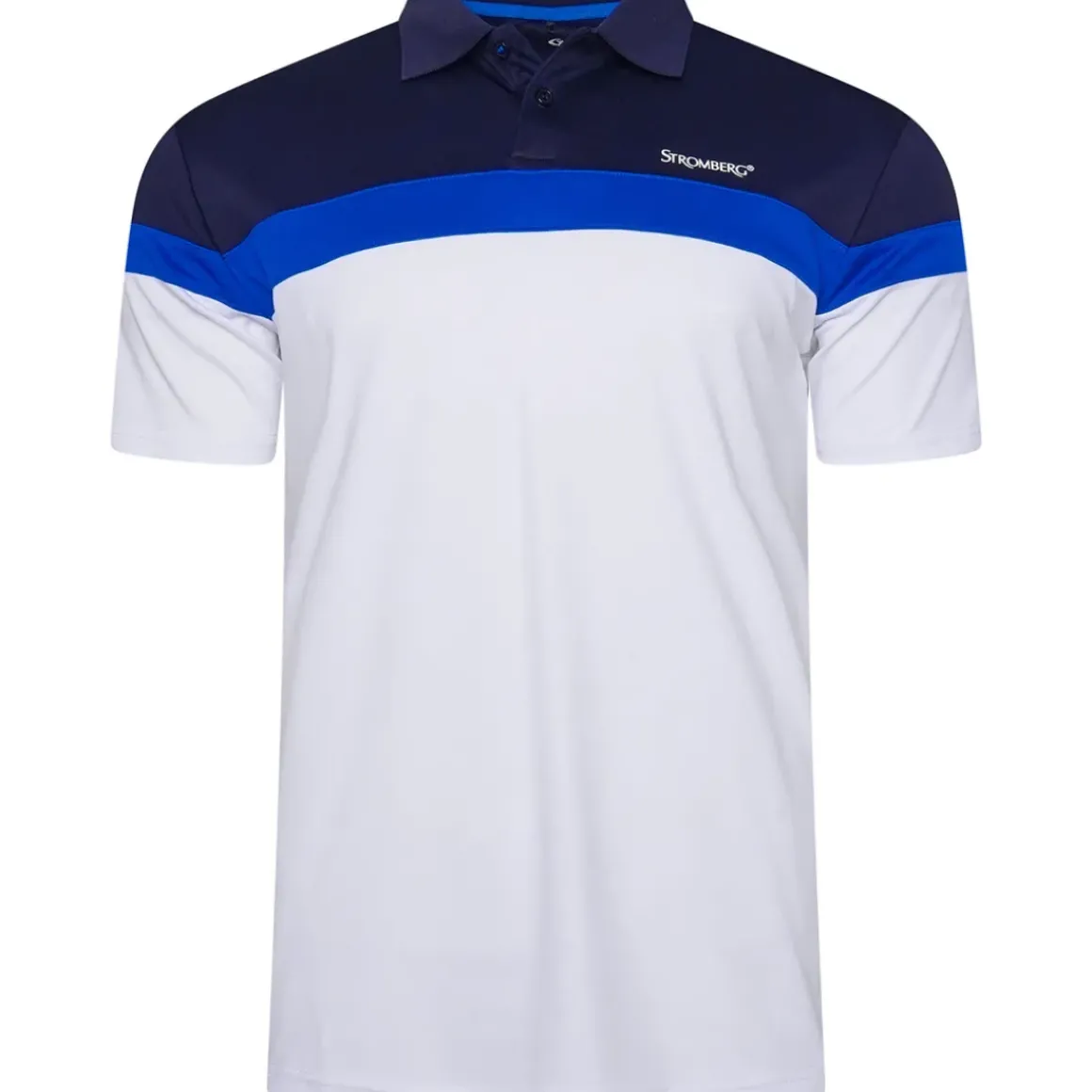 Stromberg Men's Eagle Stripe Golf Polo Shirt