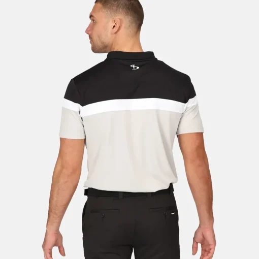 Stromberg Men's Eagle Stripe Golf Polo Shirt