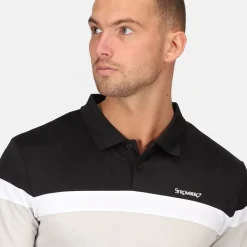 Stromberg Men's Eagle Stripe Golf Polo Shirt