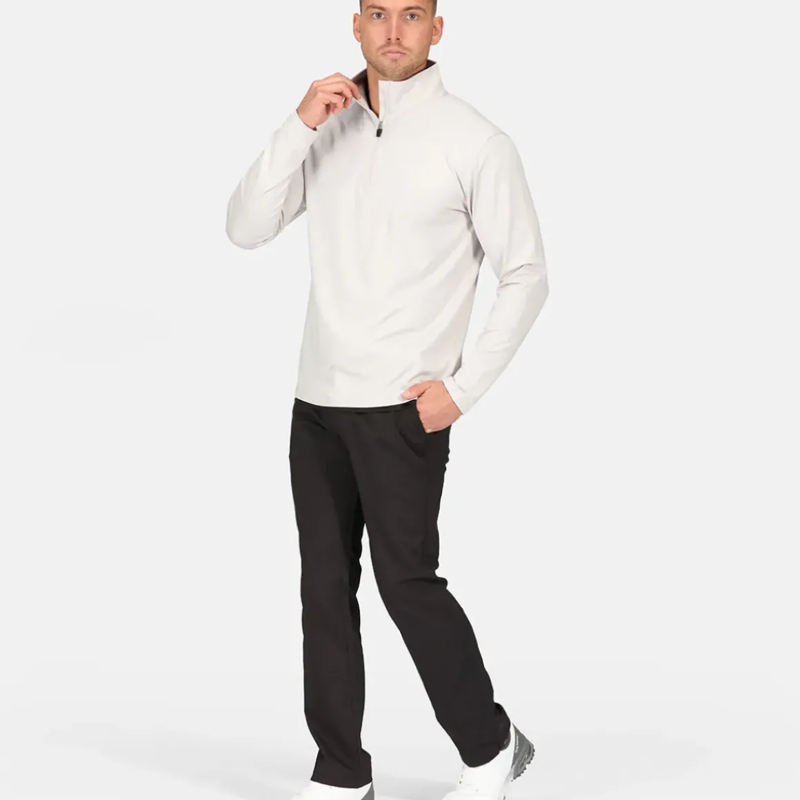 Stromberg Men's Emboss Half Zip Golf Midlayer