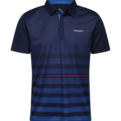 Stromberg Men's Erebus Stripe Stretch Golf Polo Shirt