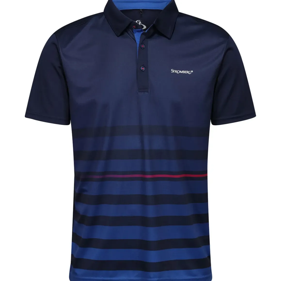 Stromberg Men's Erebus Stripe Stretch Golf Polo Shirt