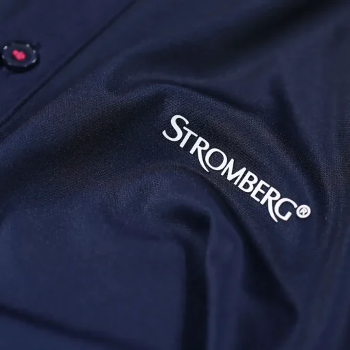Stromberg Men's Erebus Stripe Stretch Golf Polo Shirt