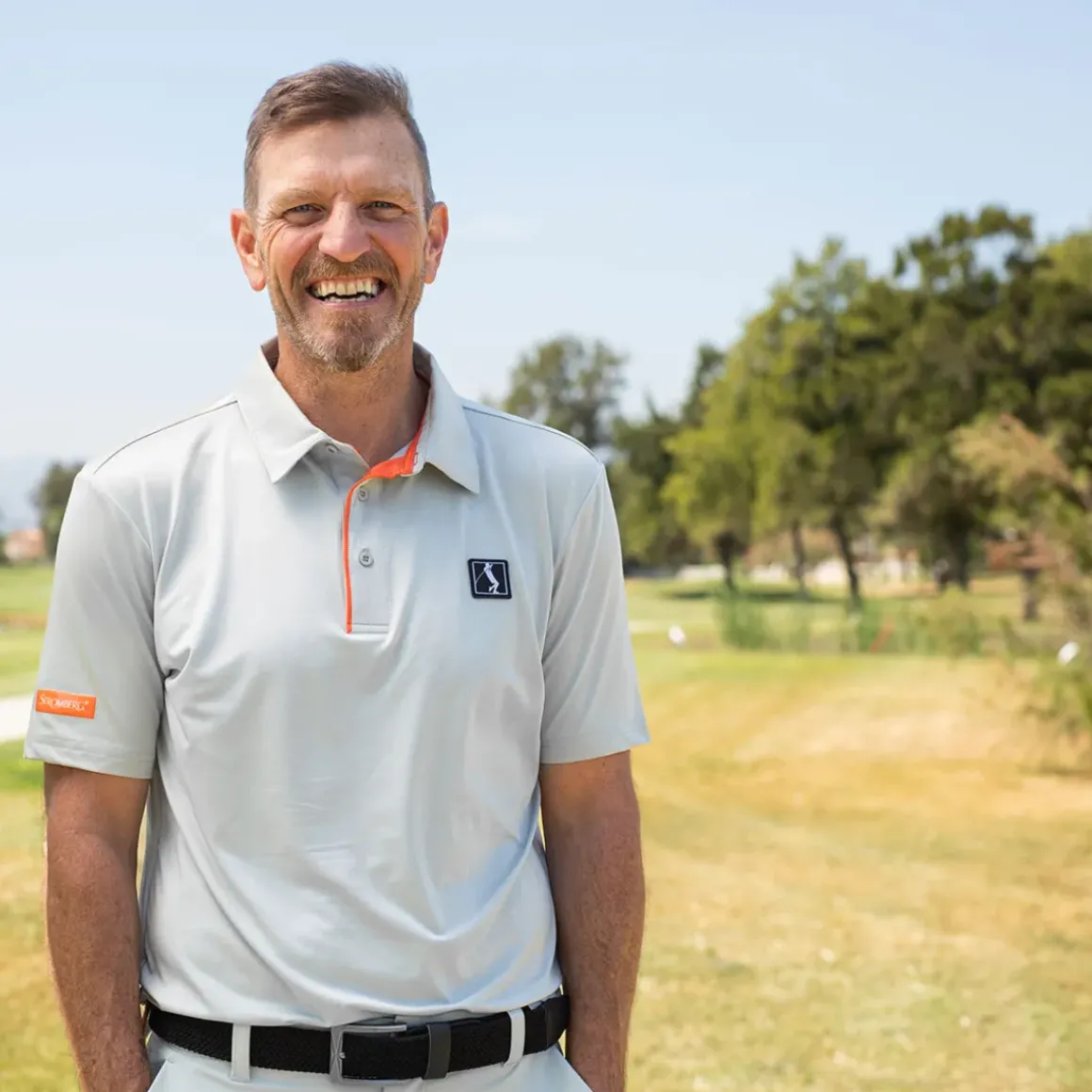 Stromberg Men's Lee Sharpe Coach Golf Polo Shirt