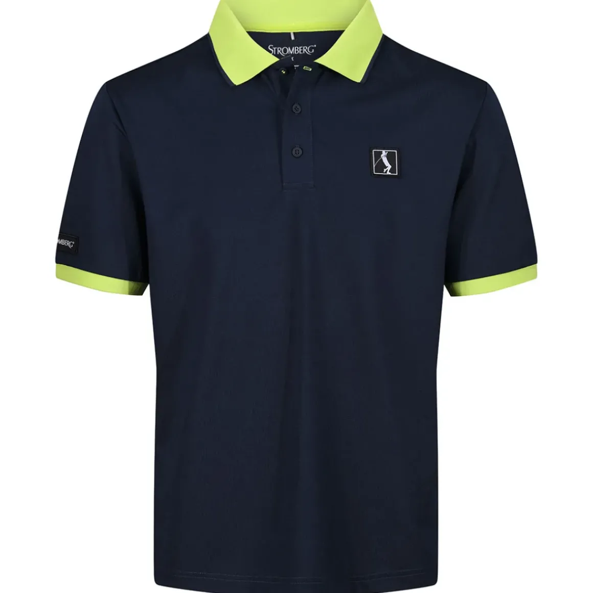 Stromberg Men's Lee Sharpe Flag Golf Polo Shirt