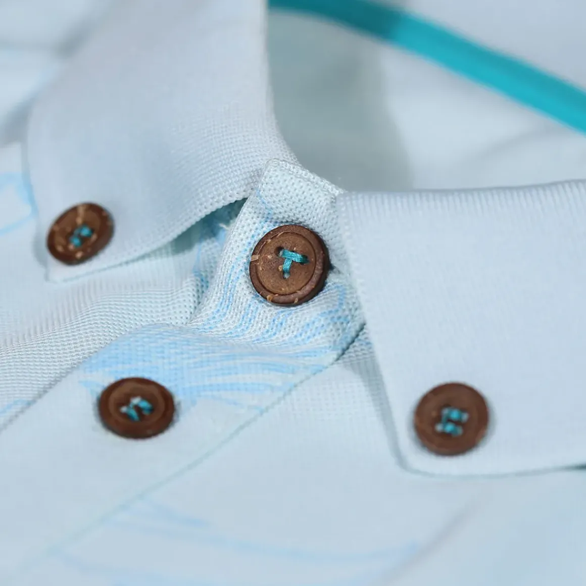 Stromberg Men's OCEANTEE Print Golf Polo Shirt