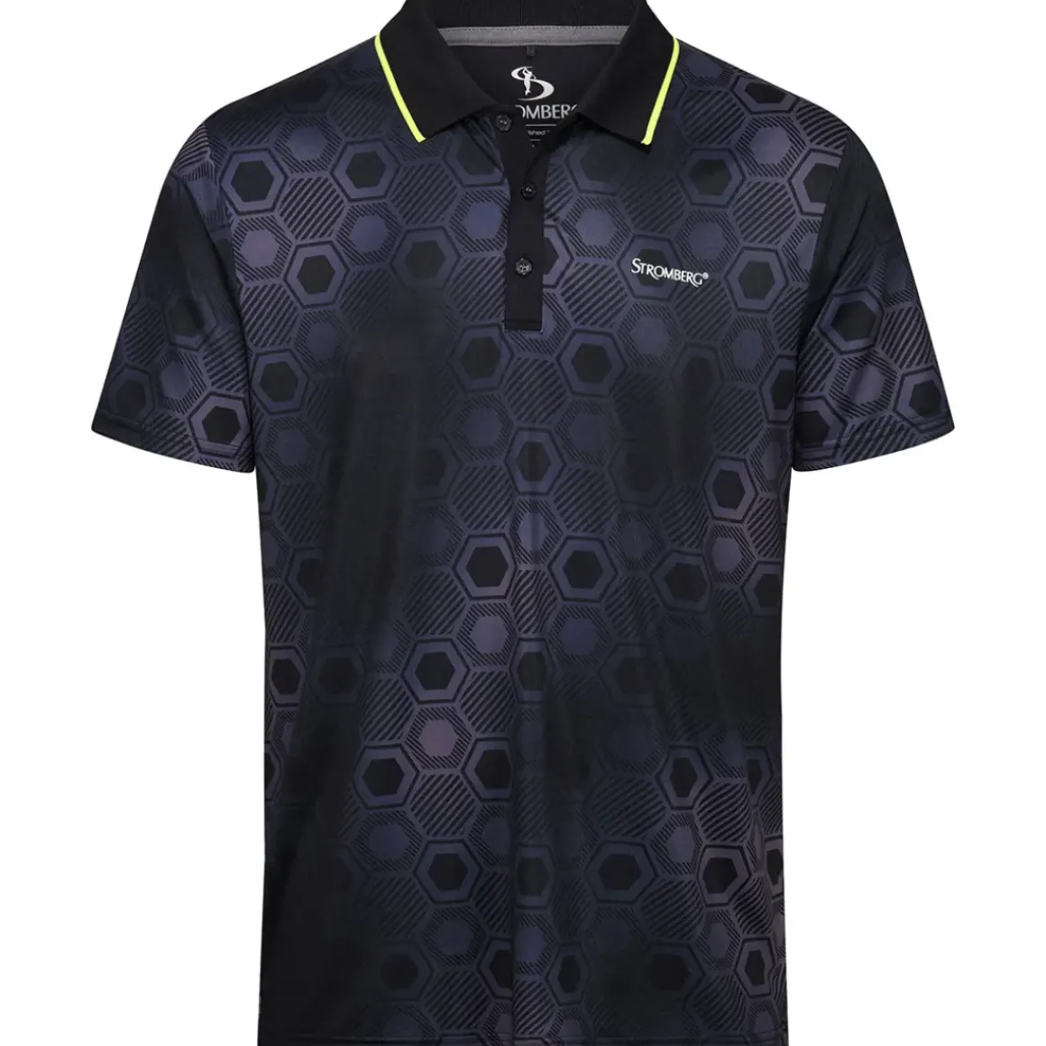 Stromberg Men's Parbat Geo Stretch Golf Polo Shirt