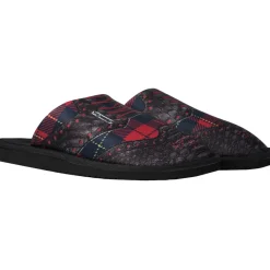 Stromberg Men's Tartan Mule Golf Slippers