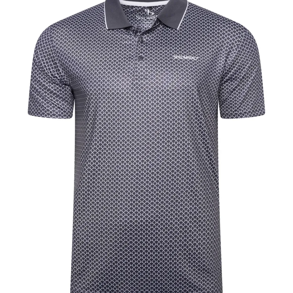 Stromberg Men's Tee Printed Golf Polo Shirt
