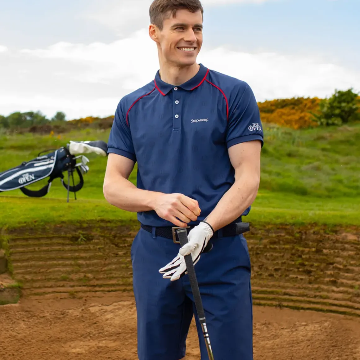 Stromberg Men's The Open Curtis Golf Polo Shirt