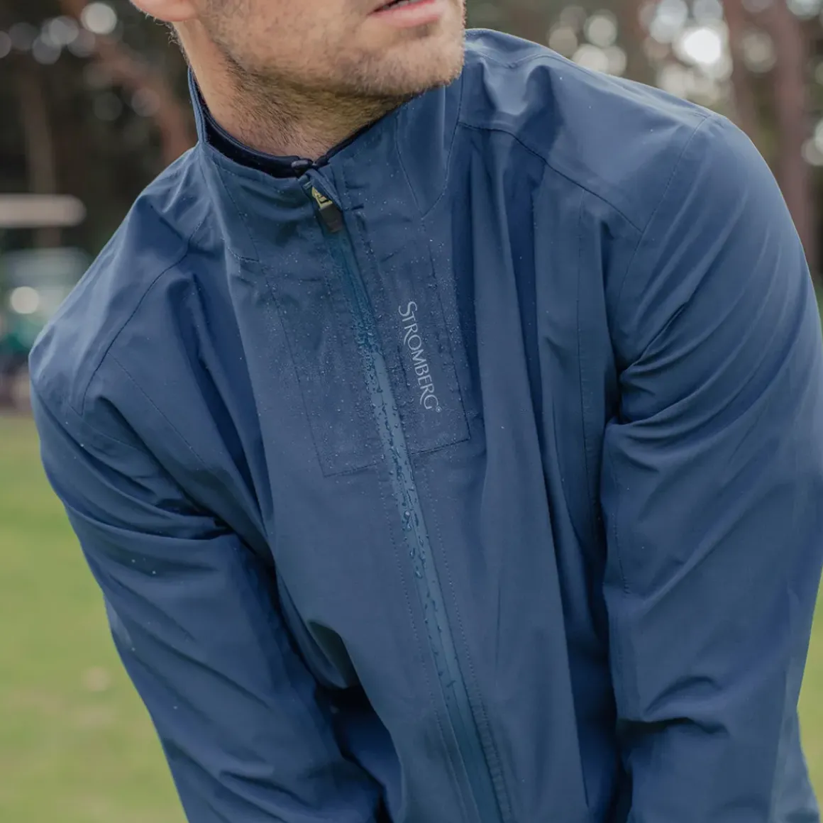 Stromberg Men's Weather Tech Waterproof Golf Jacket