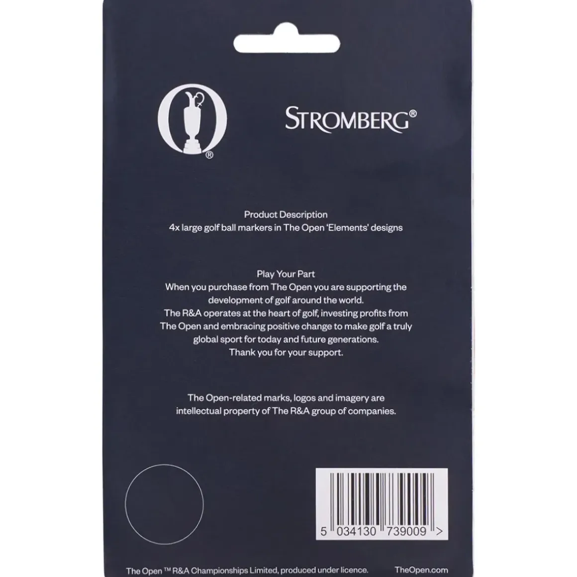 Stromberg The Open Elements Golf Poker Chip Ball Markers