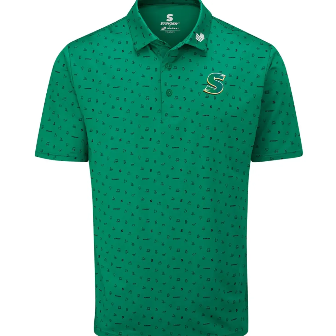 Stuburt Men's LIV Stinger Louis Golf Polo Shirt
