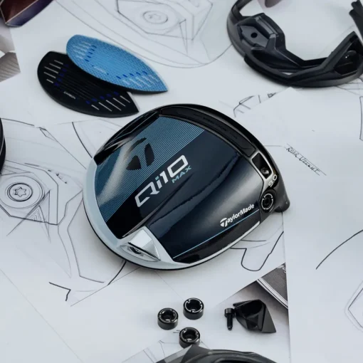 TaylorMade Qi10 Max Designer Series Blue White Golf Driver