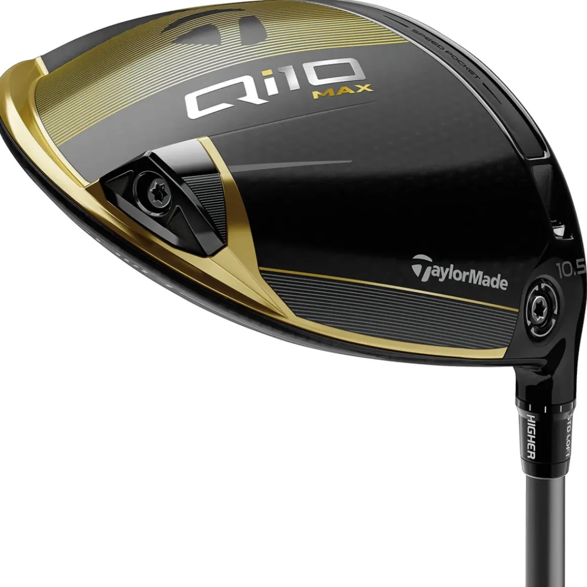 TaylorMade Qi10 Max Designer Series Black Gold Golf Driver