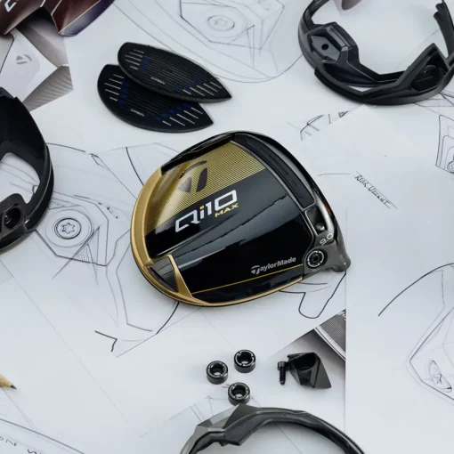 TaylorMade Qi10 Max Designer Series Black Gold Golf Driver