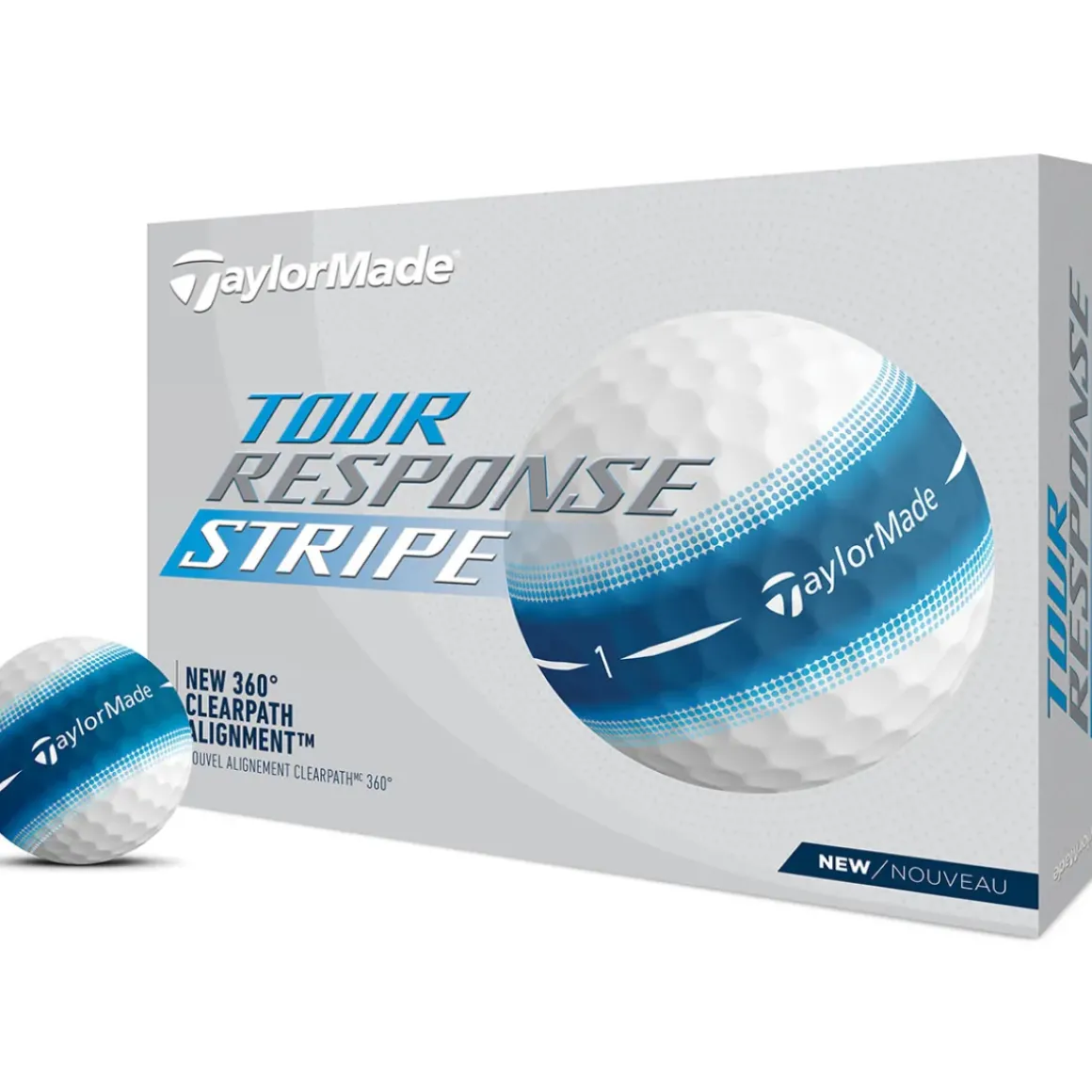 TaylorMade Tour Response Stripe 12 Golf Ball Pack