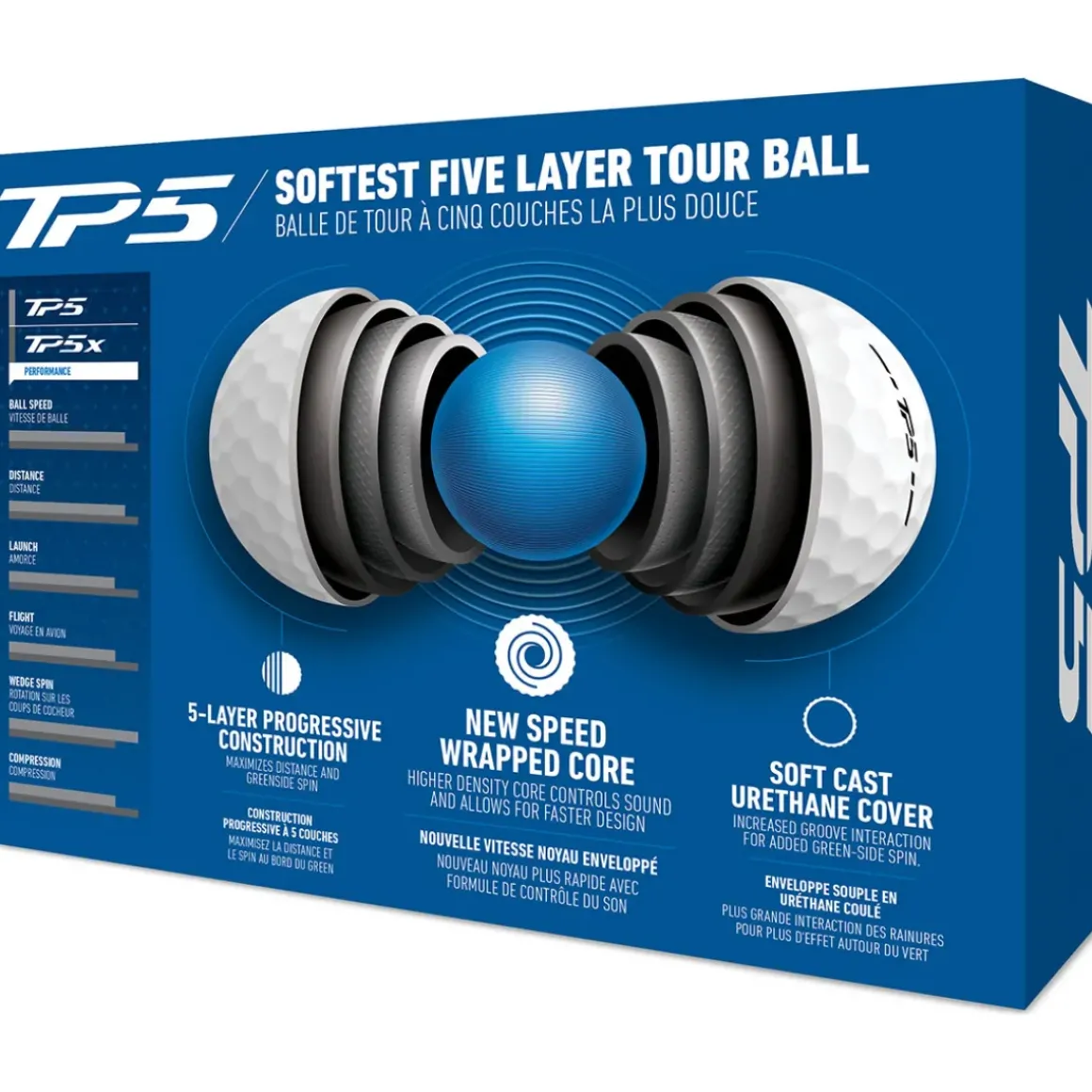 TaylorMade TP5 Beer Symbol 12 Golf Ball Pack