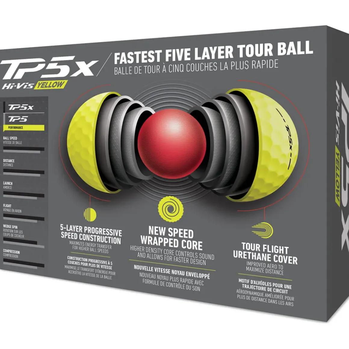 TaylorMade TP5 X 12 Golf Ball Pack