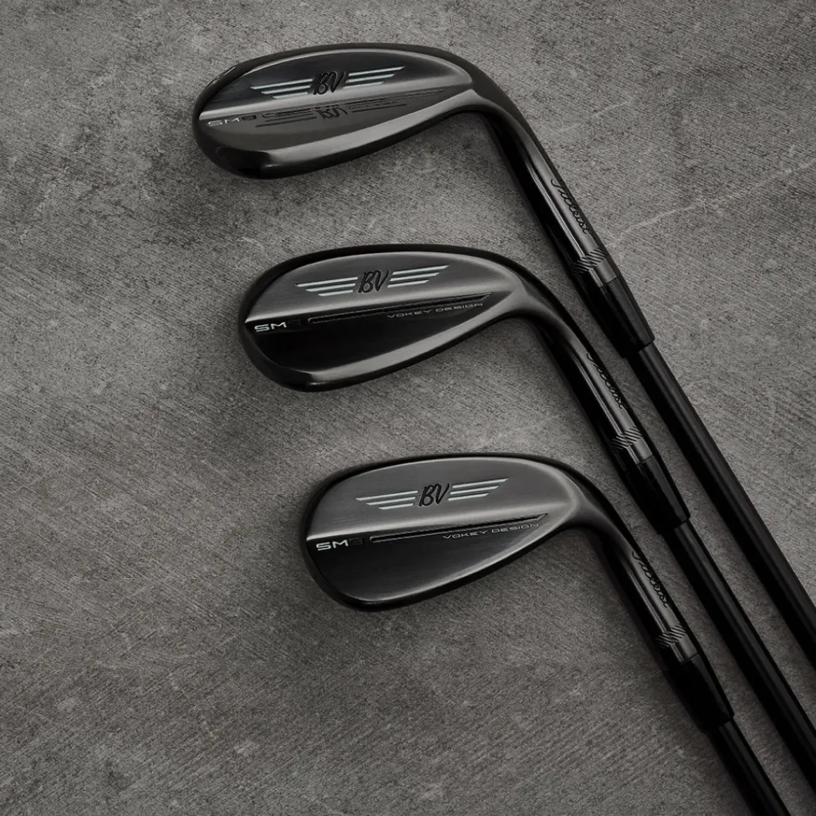 Titleist SM9 Jet Black Premium Steel Golf Wedge