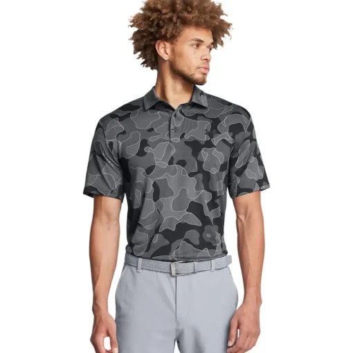 Under Armour Men's Playoff 3.0 Course Camo Printed Golf Polo Shirt