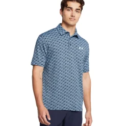 Under Armour Men's Playoff 3.0 Golden Eagle Printed Golf Polo Shirt