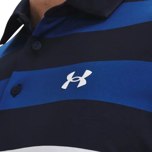 Under Armour Men's Playoff 3.0 Rugby YD Stripe Golf Polo Shirt