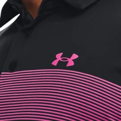 Under Armour Men's Playoff 3.0 Low Round Stripe Golf Polo Shirt