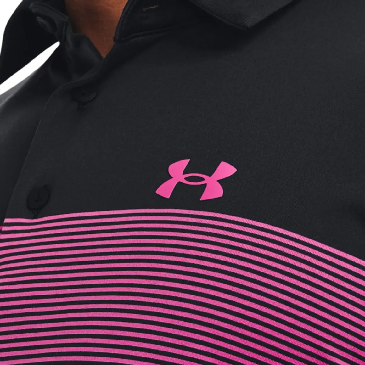 Under Armour Men's Playoff 3.0 Low Round Stripe Golf Polo Shirt