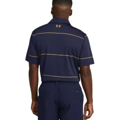 Under Armour Men's Playoff 3.0 Club House Stripe Printed Golf Polo Shirt